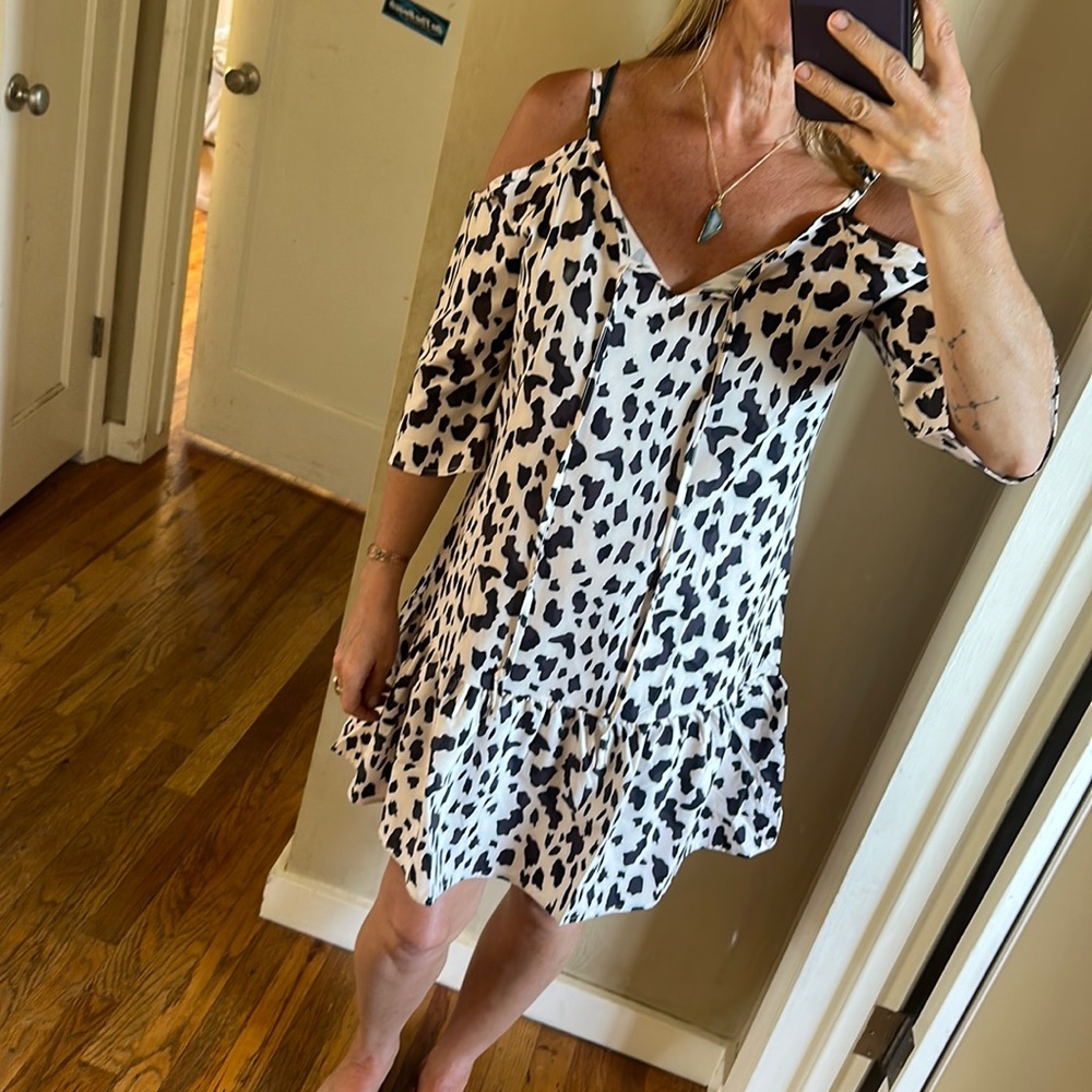 Animal print dress
